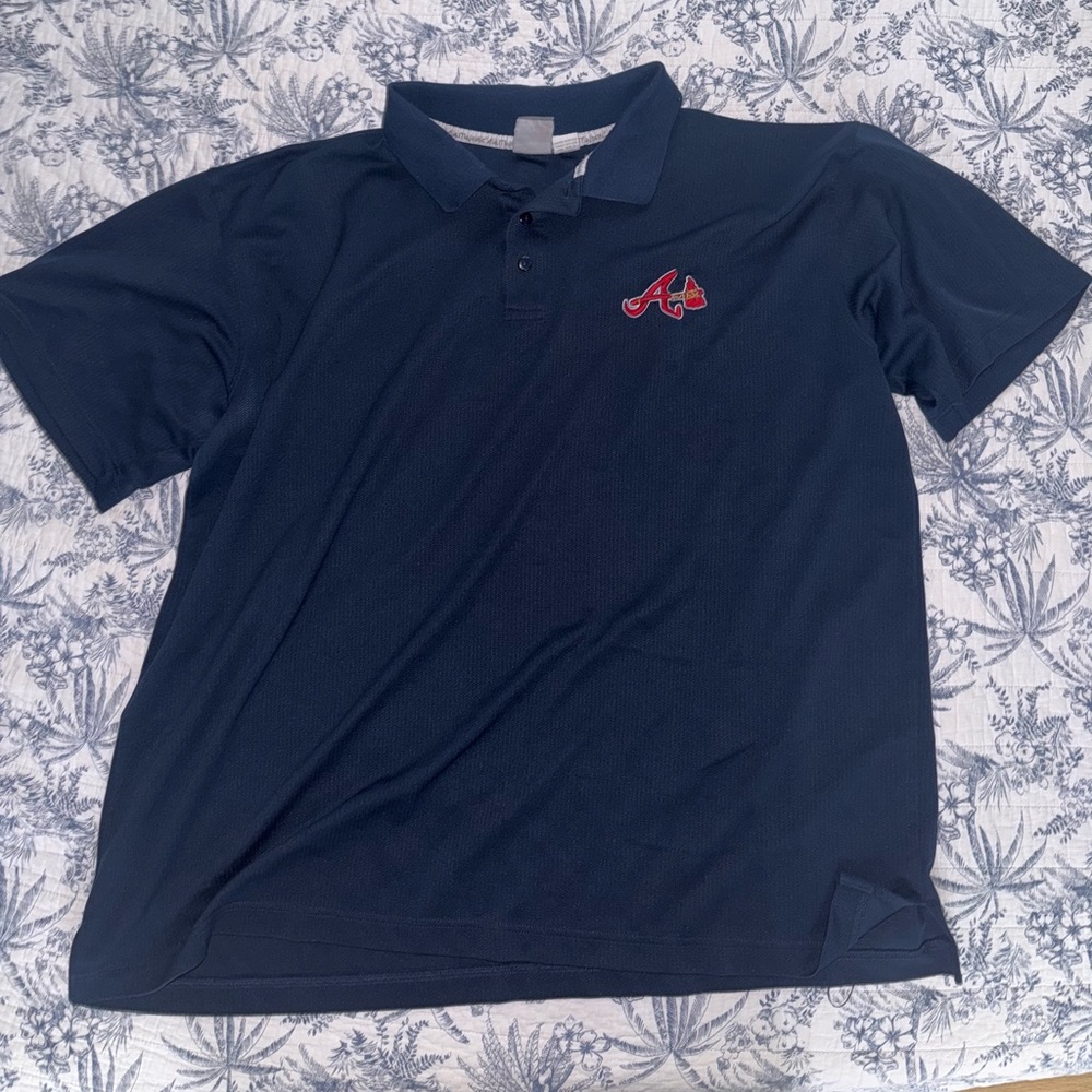 Atlanta Braves Navy Polo